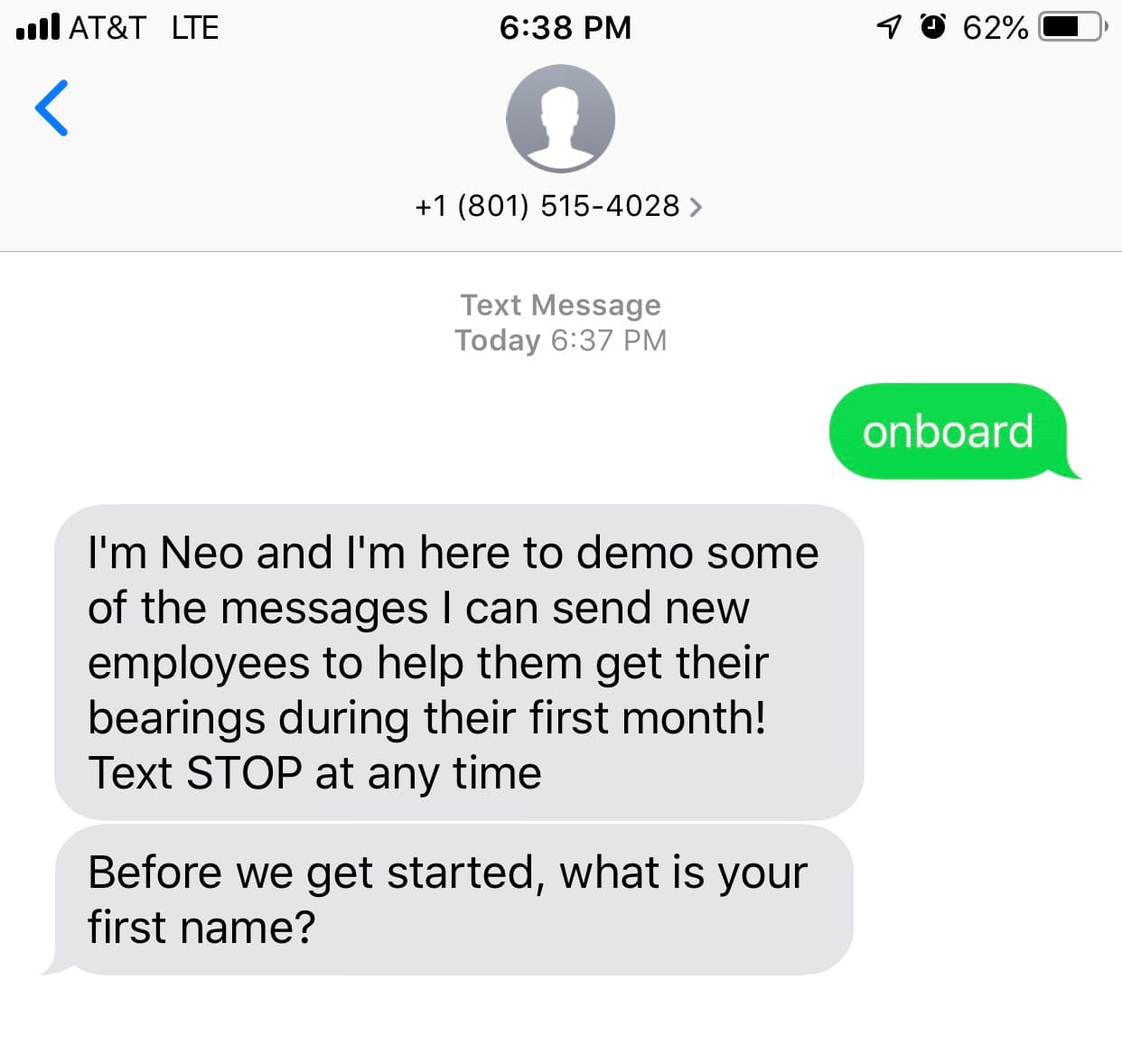Onboarding Chatbot