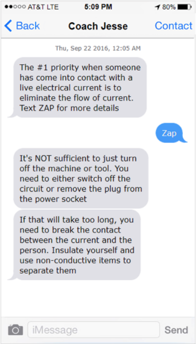 Coach Jesse, a safety training chatbot